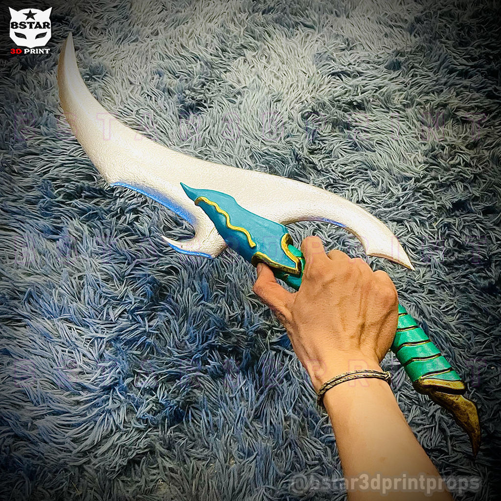 Baruka Dagger High Quality - Solo Leveling Cosplay 3D print model_2