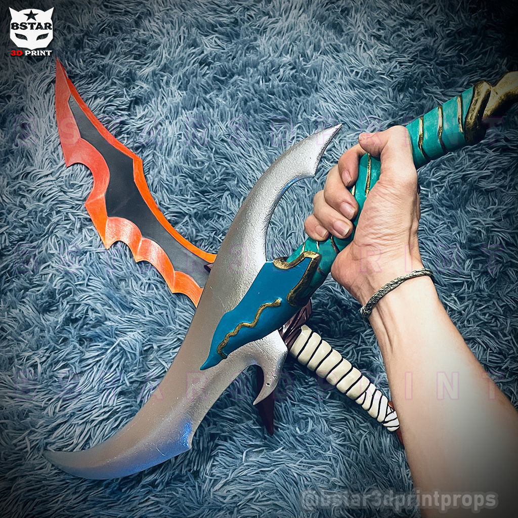 Baruka Dagger High Quality - Solo Leveling Cosplay 3D print model_5