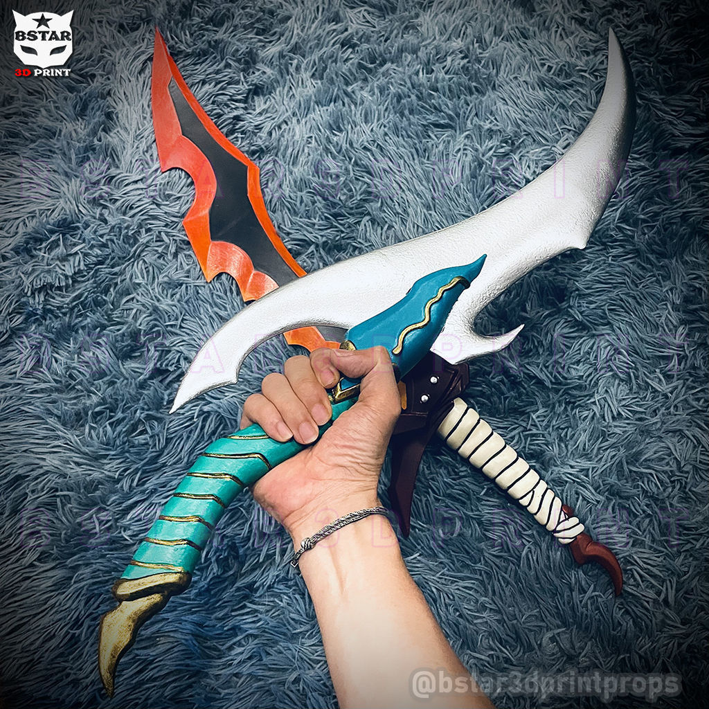 Baruka Dagger High Quality - Solo Leveling Cosplay 3D print model_4