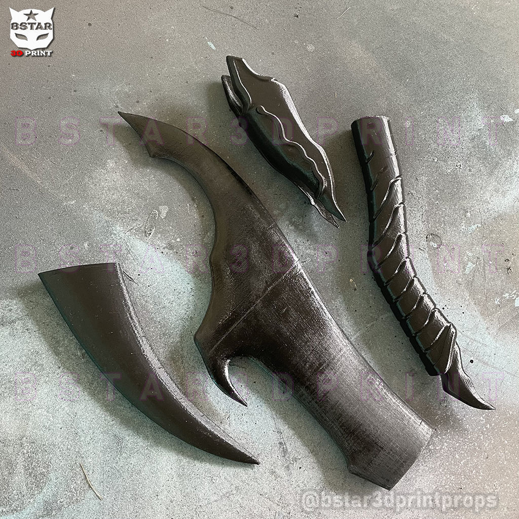 Baruka Dagger High Quality - Solo Leveling Cosplay 3D print model_19