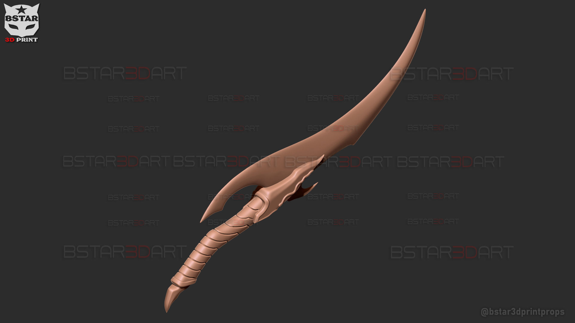 Baruka Dagger High Quality - Solo Leveling Cosplay 3D print model_34