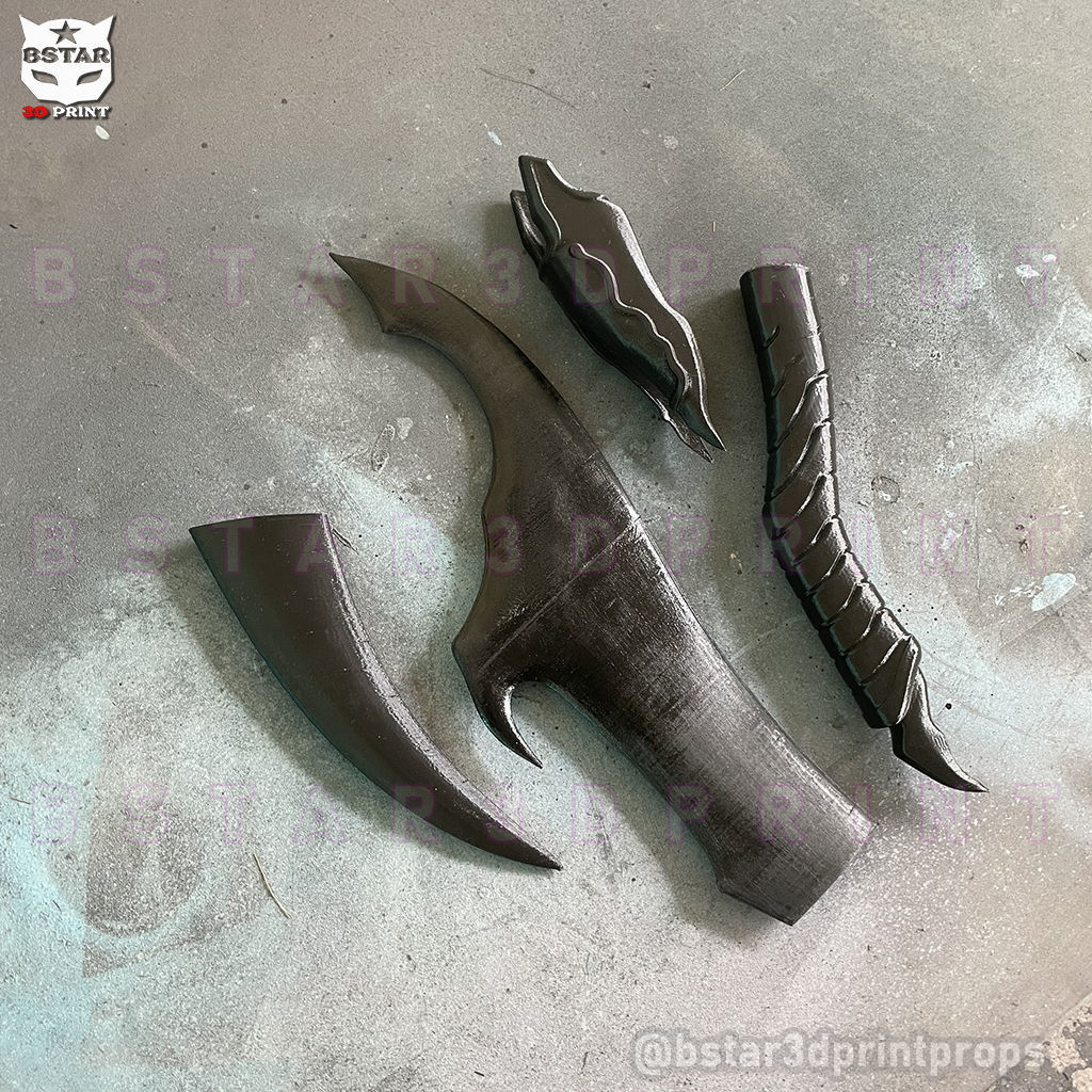 Baruka Dagger High Quality - Solo Leveling Cosplay 3D print model_18