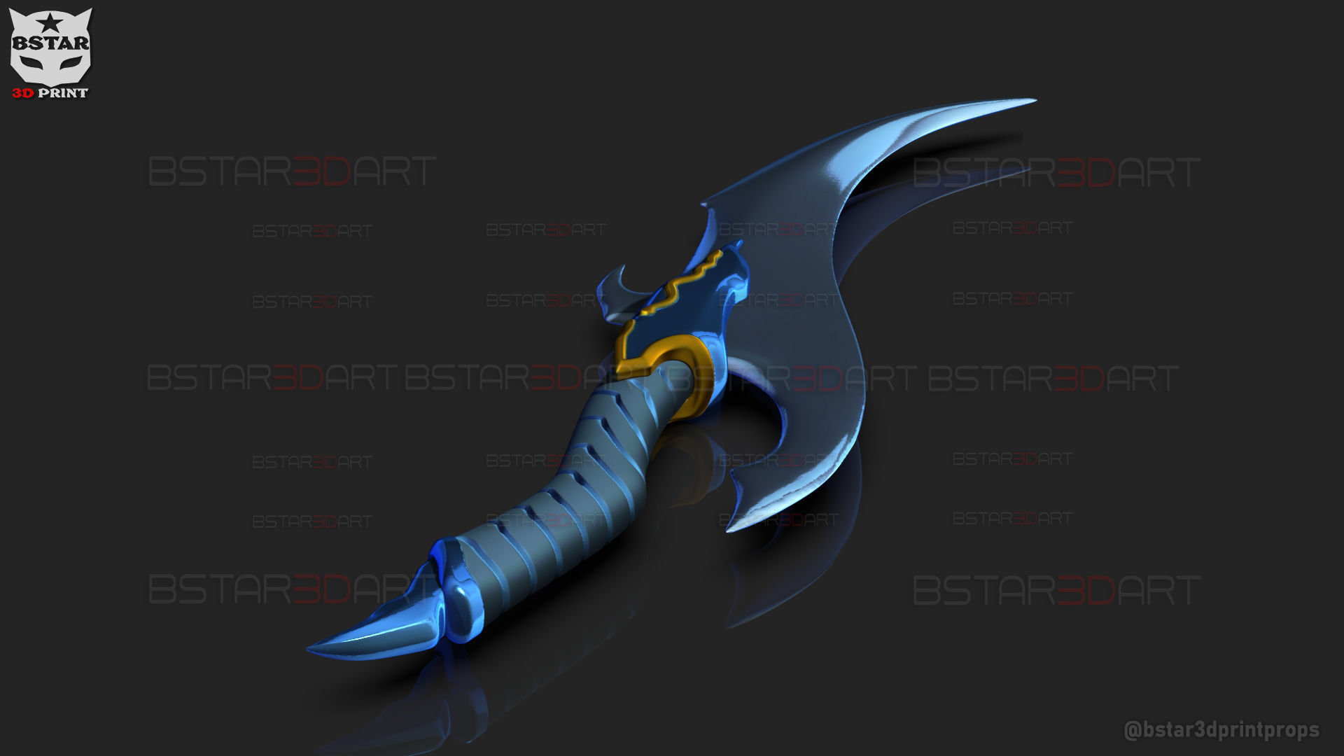 Baruka Dagger High Quality - Solo Leveling Cosplay 3D print model_23