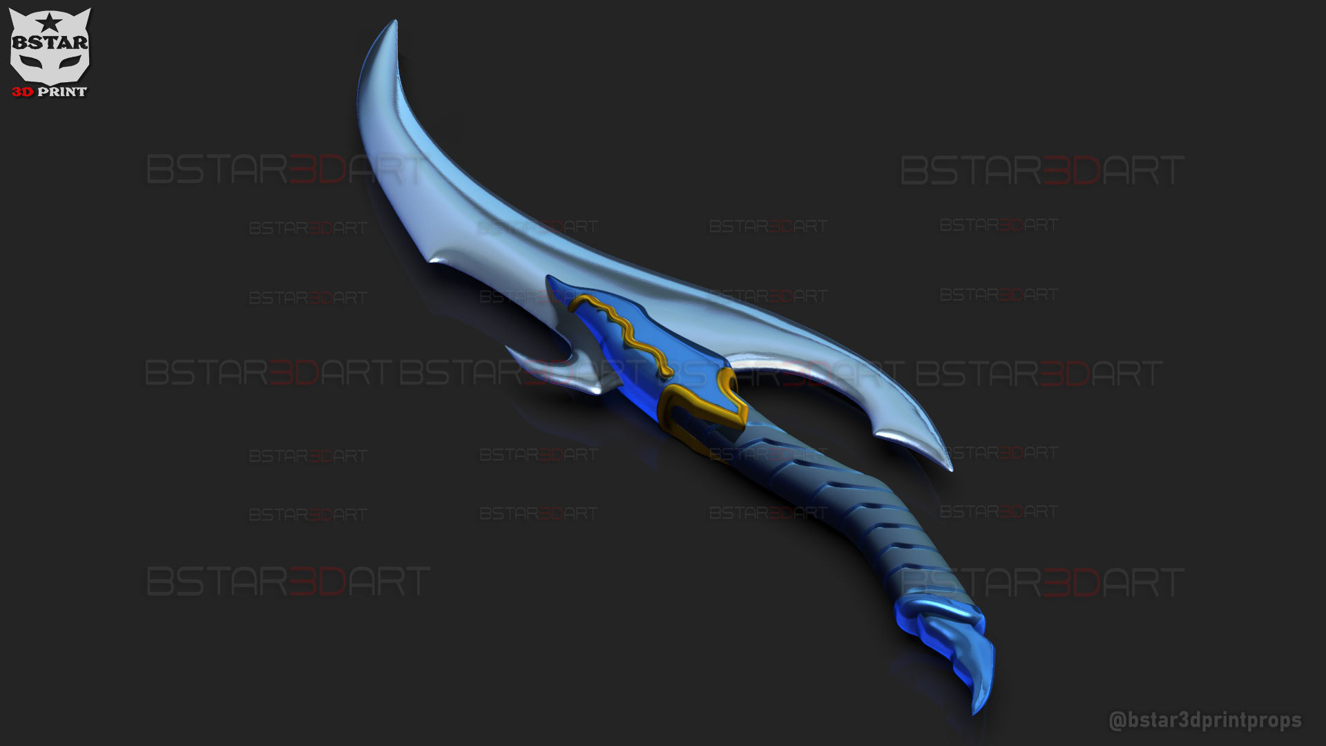 Baruka Dagger High Quality - Solo Leveling Cosplay 3D print model_22