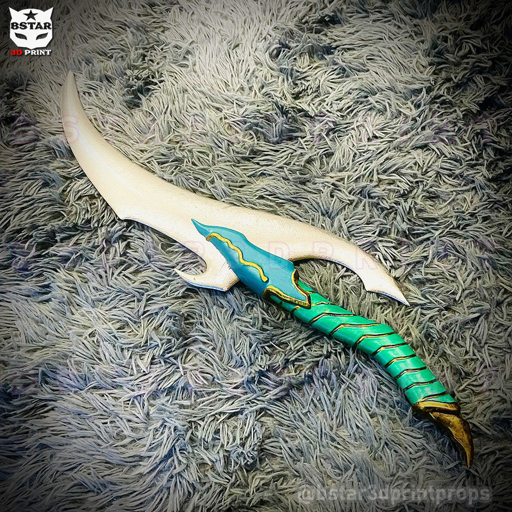 Baruka Dagger High Quality - Solo Leveling Cosplay 3D print model_11