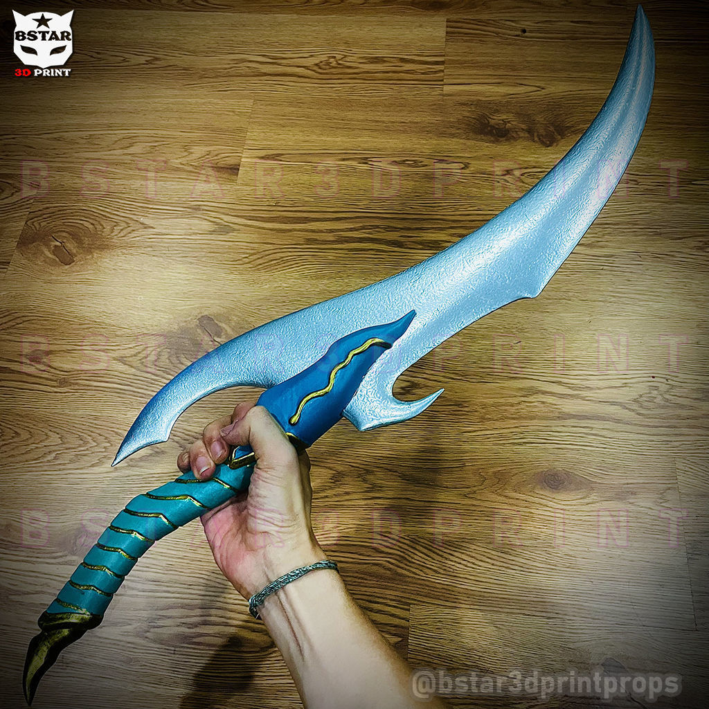 Baruka Dagger High Quality - Solo Leveling Cosplay 3D print model_10