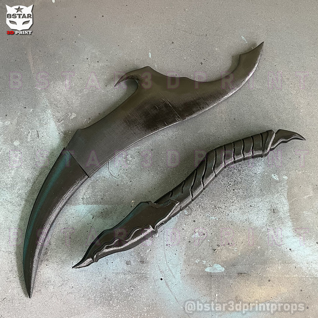 Baruka Dagger High Quality - Solo Leveling Cosplay 3D print model_17