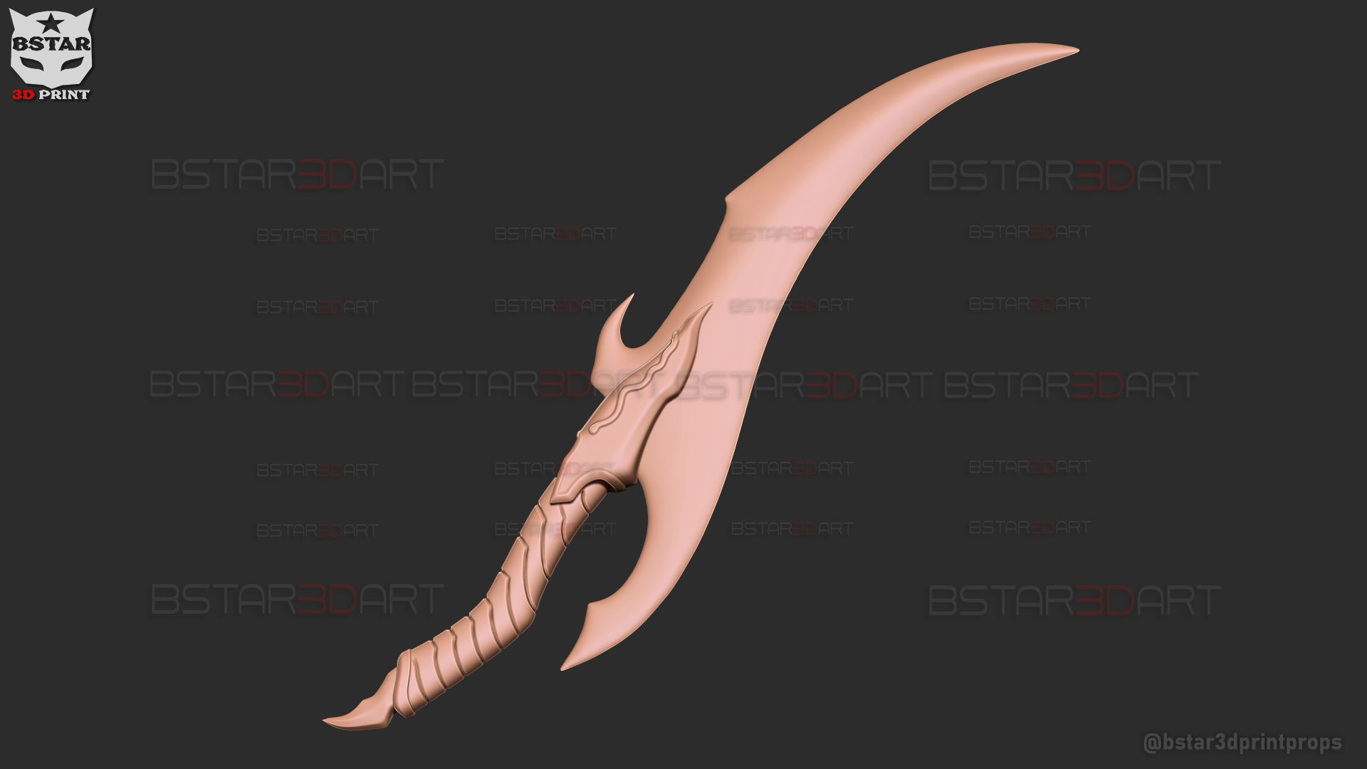 Baruka Dagger High Quality - Solo Leveling Cosplay 3D print model_32