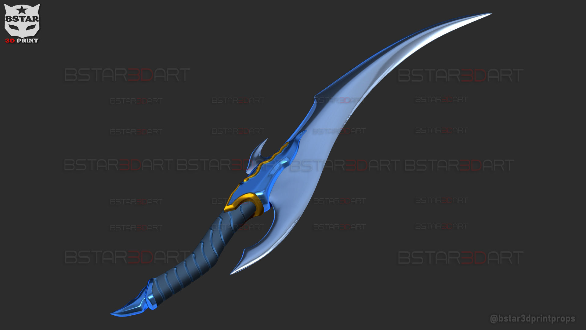 Baruka Dagger High Quality - Solo Leveling Cosplay 3D print model_31