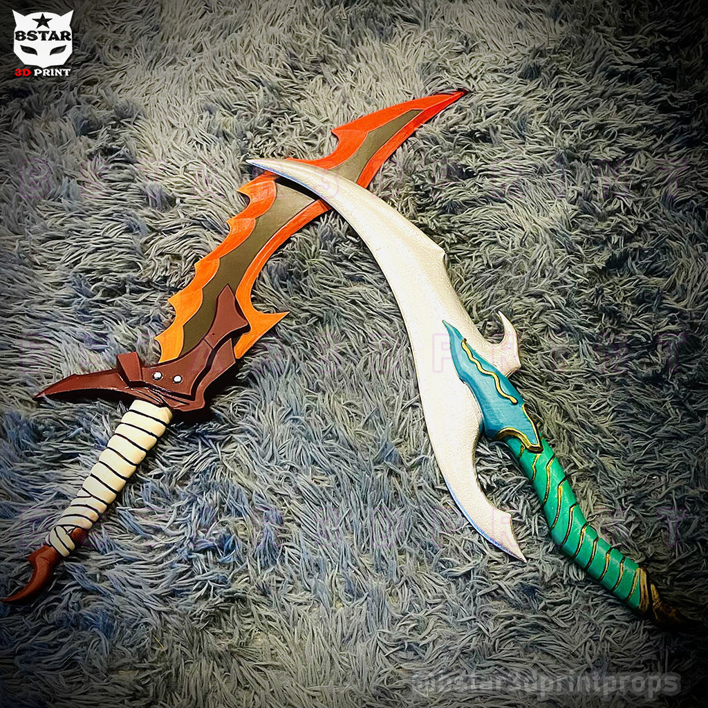 Baruka Dagger High Quality - Solo Leveling Cosplay 3D print model_8