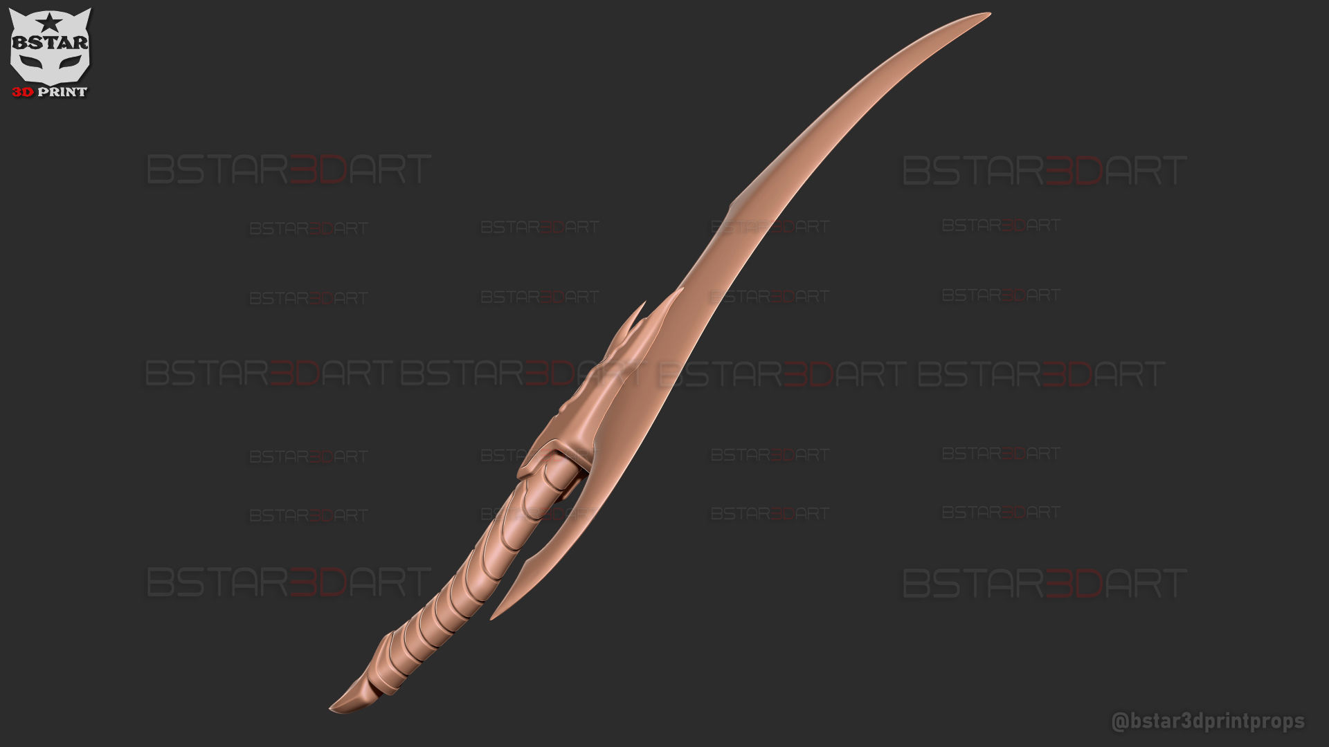 Baruka Dagger High Quality - Solo Leveling Cosplay 3D print model_33