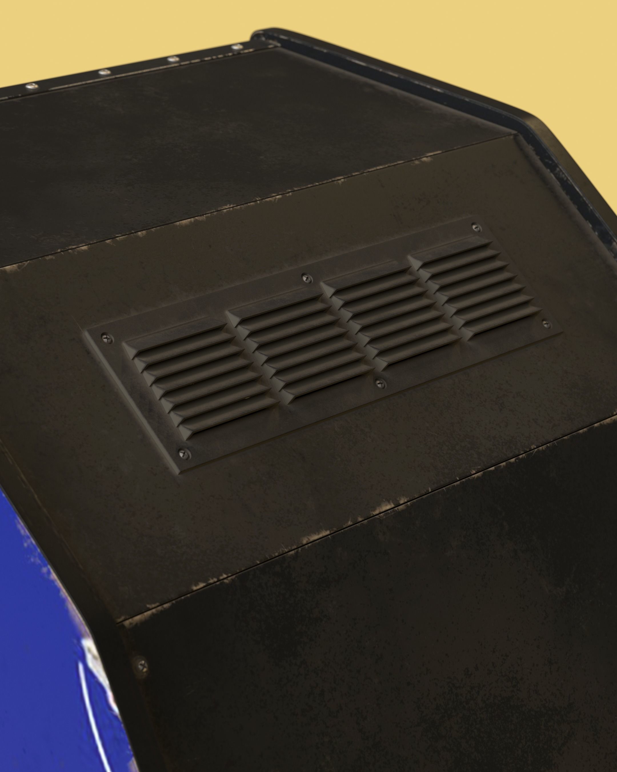 Space Invaders Arcade cabinet high detailed 3D model_5