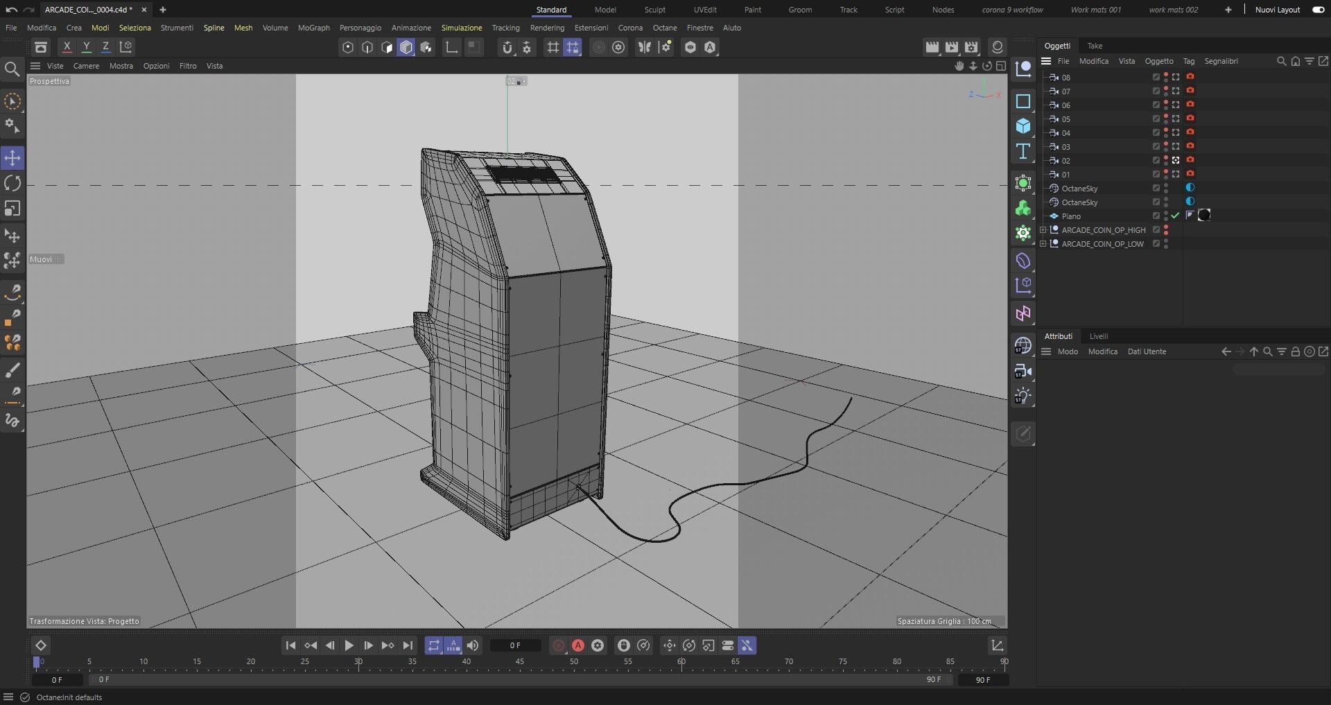 Space Invaders Arcade cabinet high detailed 3D model_12