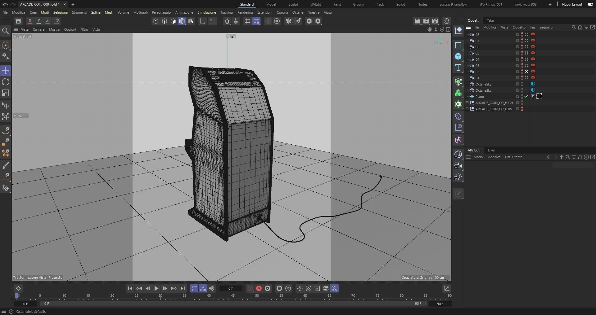 Space Invaders Arcade cabinet high detailed 3D model_15