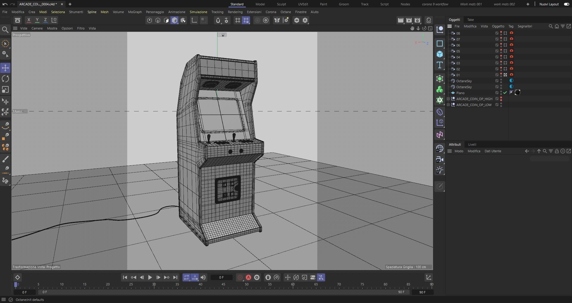 Space Invaders Arcade cabinet high detailed 3D model_10