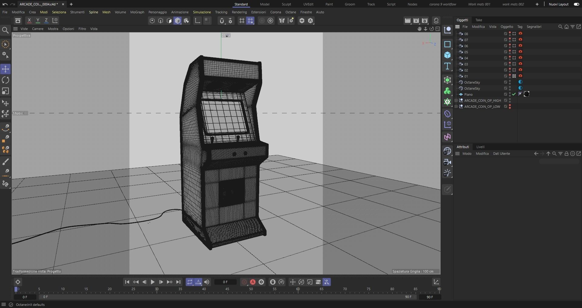 Space Invaders Arcade cabinet high detailed 3D model_13