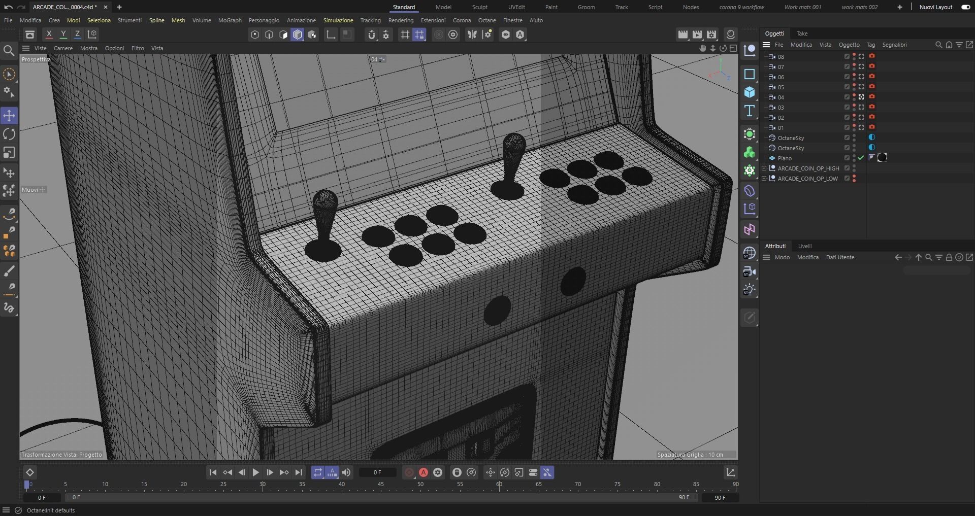 Space Invaders Arcade cabinet high detailed 3D model_14
