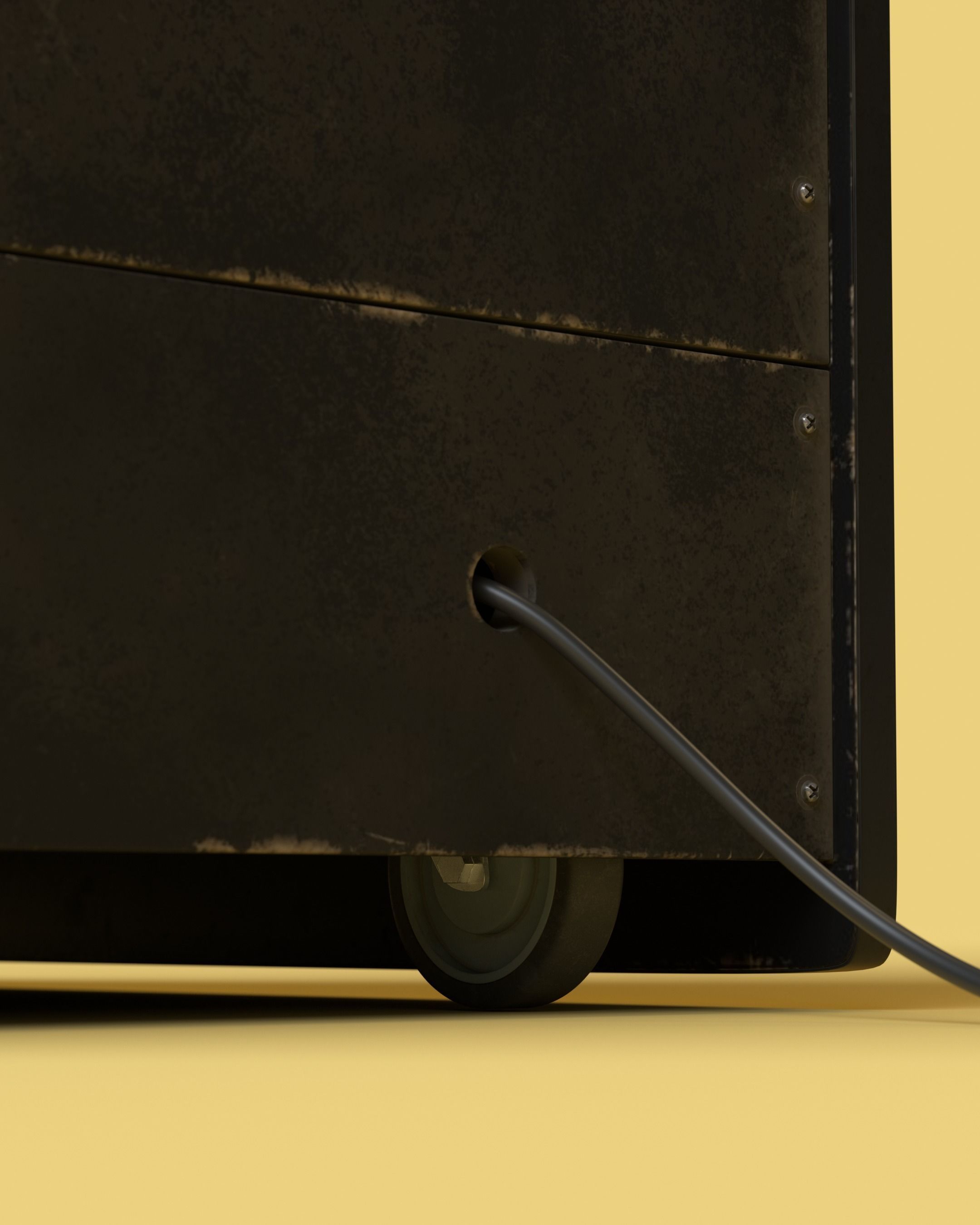 Space Invaders Arcade cabinet high detailed 3D model_6