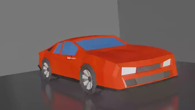 Low Poly Sport-car
