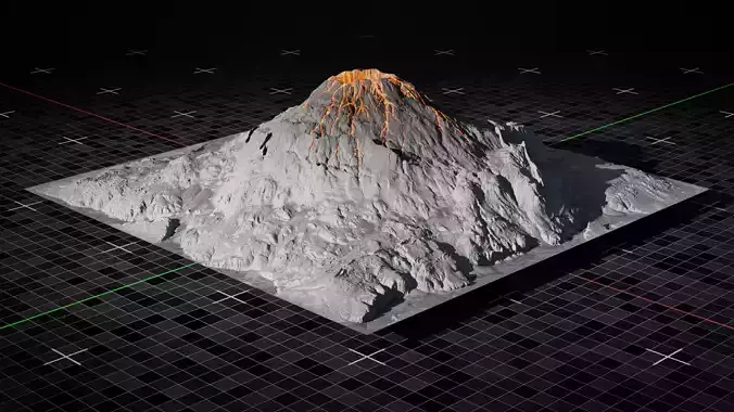 Volcano Version 1 3D model