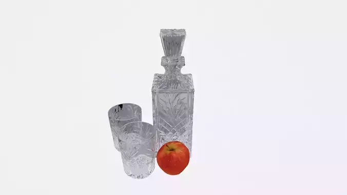  carafe alcohol drink apple food drinking glass