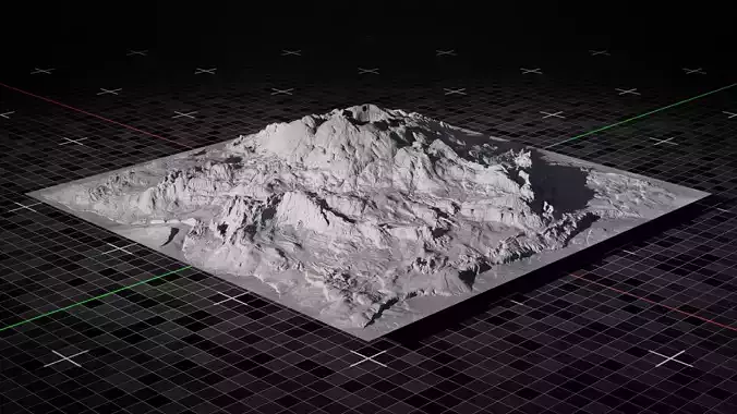 Volcano version 3 3D model