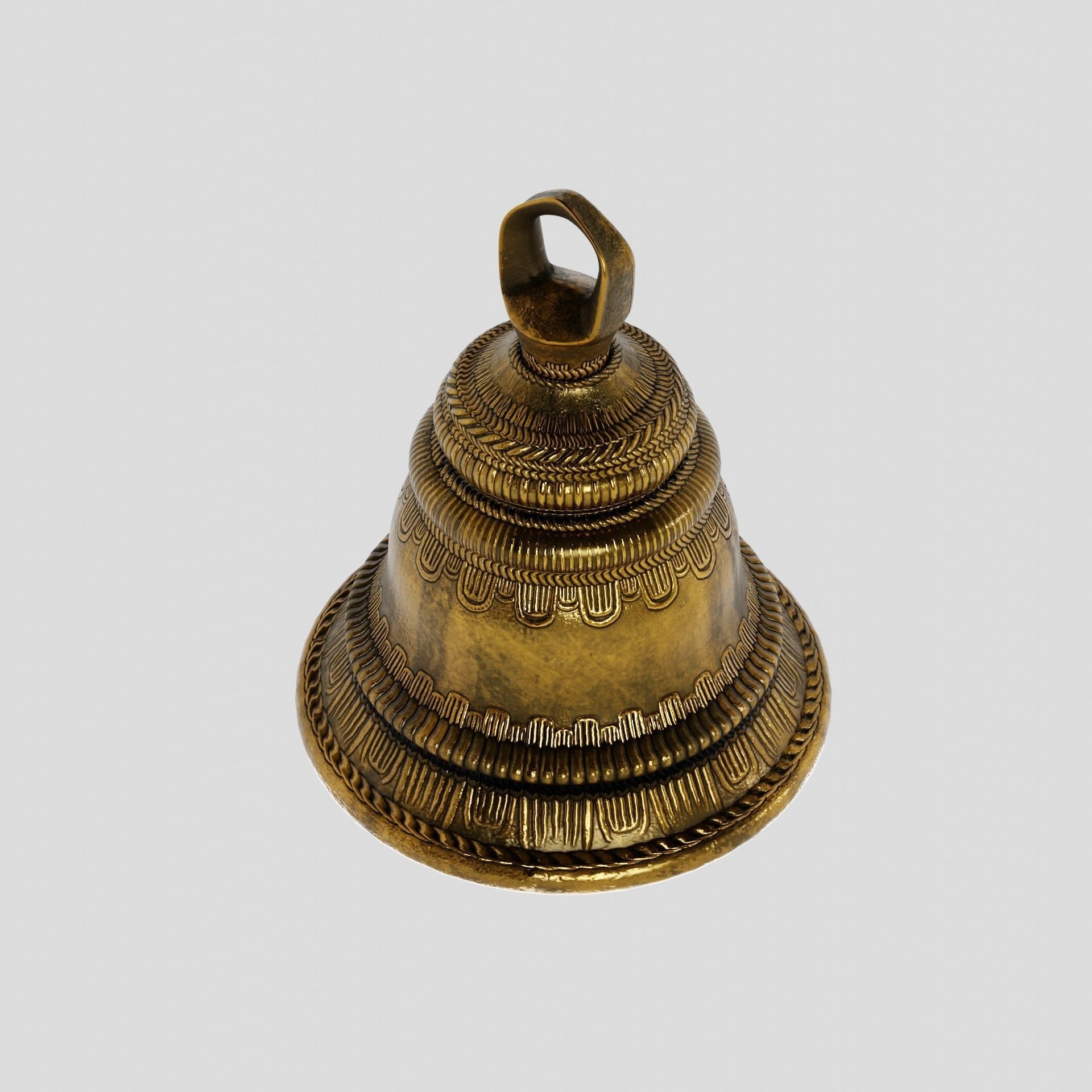 Small Bell 3D model_2
