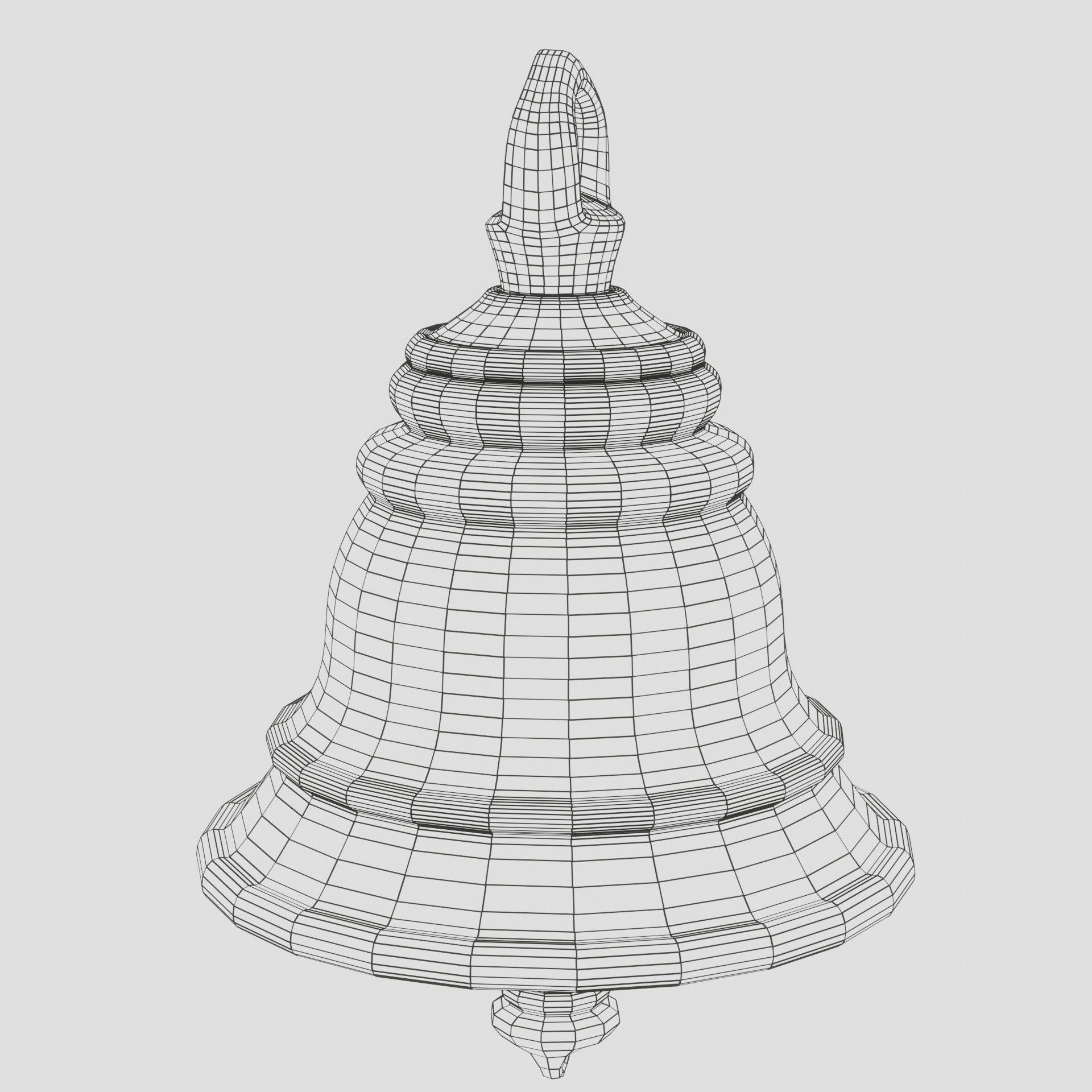 Small Bell 3D model_4