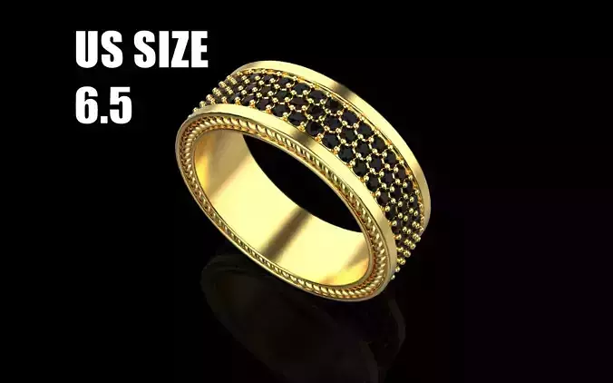 Ring with gems model 561