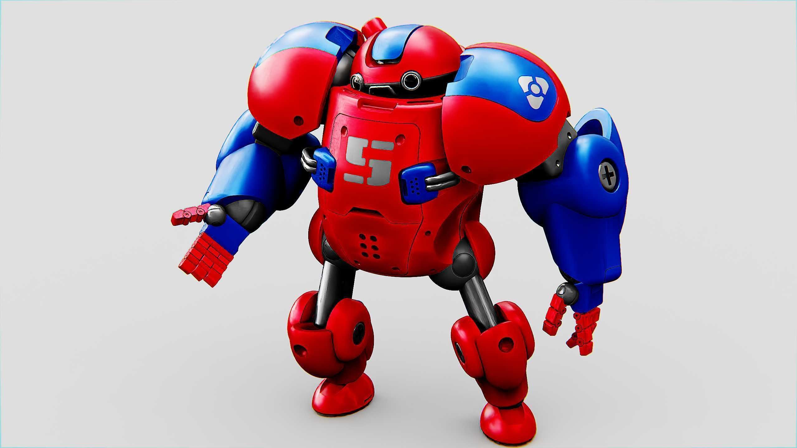 TOY BOT MONG Rigged for Unreal Engine - Unity - MIXAMO 3D model_22