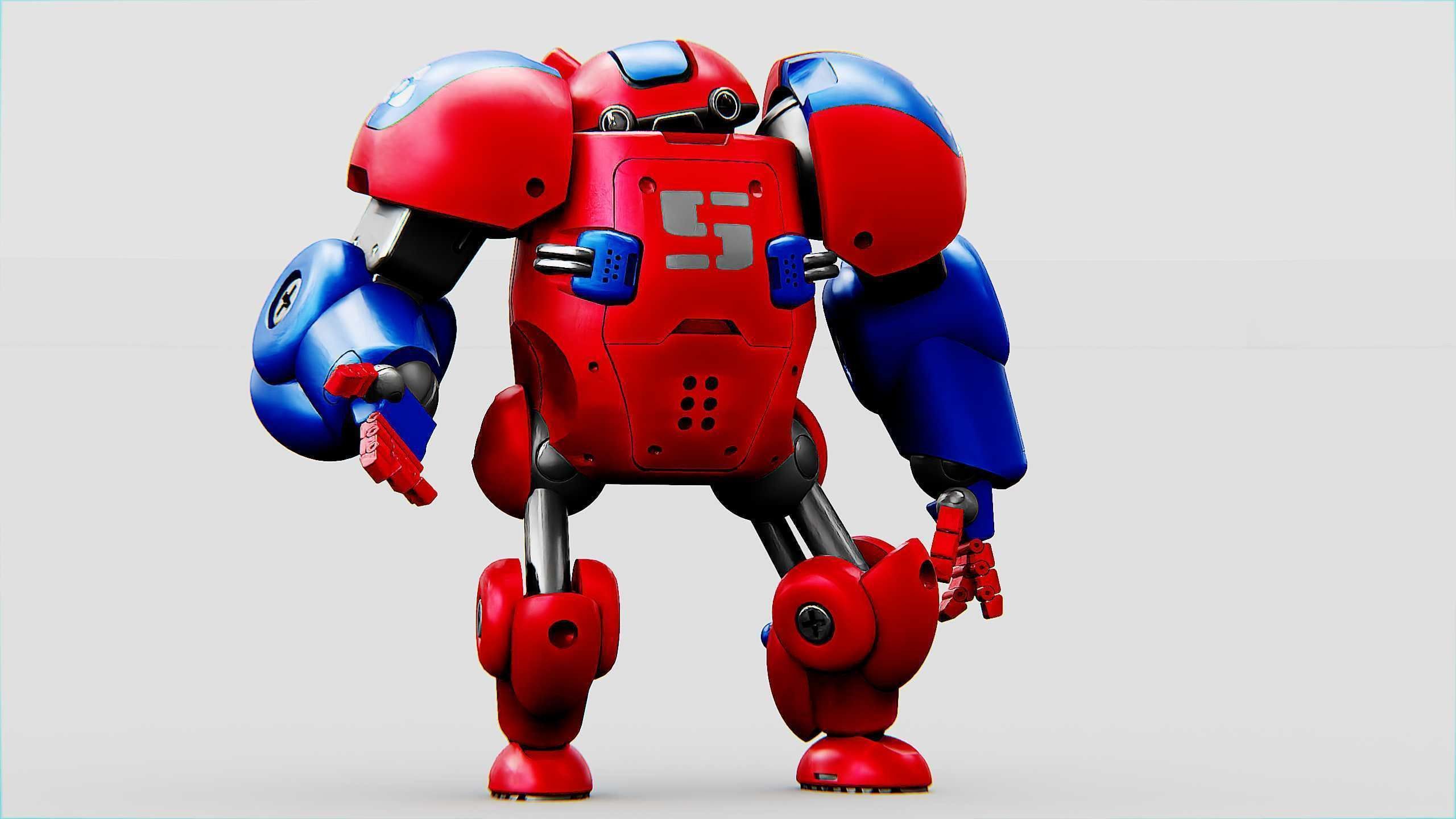 TOY BOT MONG Rigged for Unreal Engine - Unity - MIXAMO 3D model_2