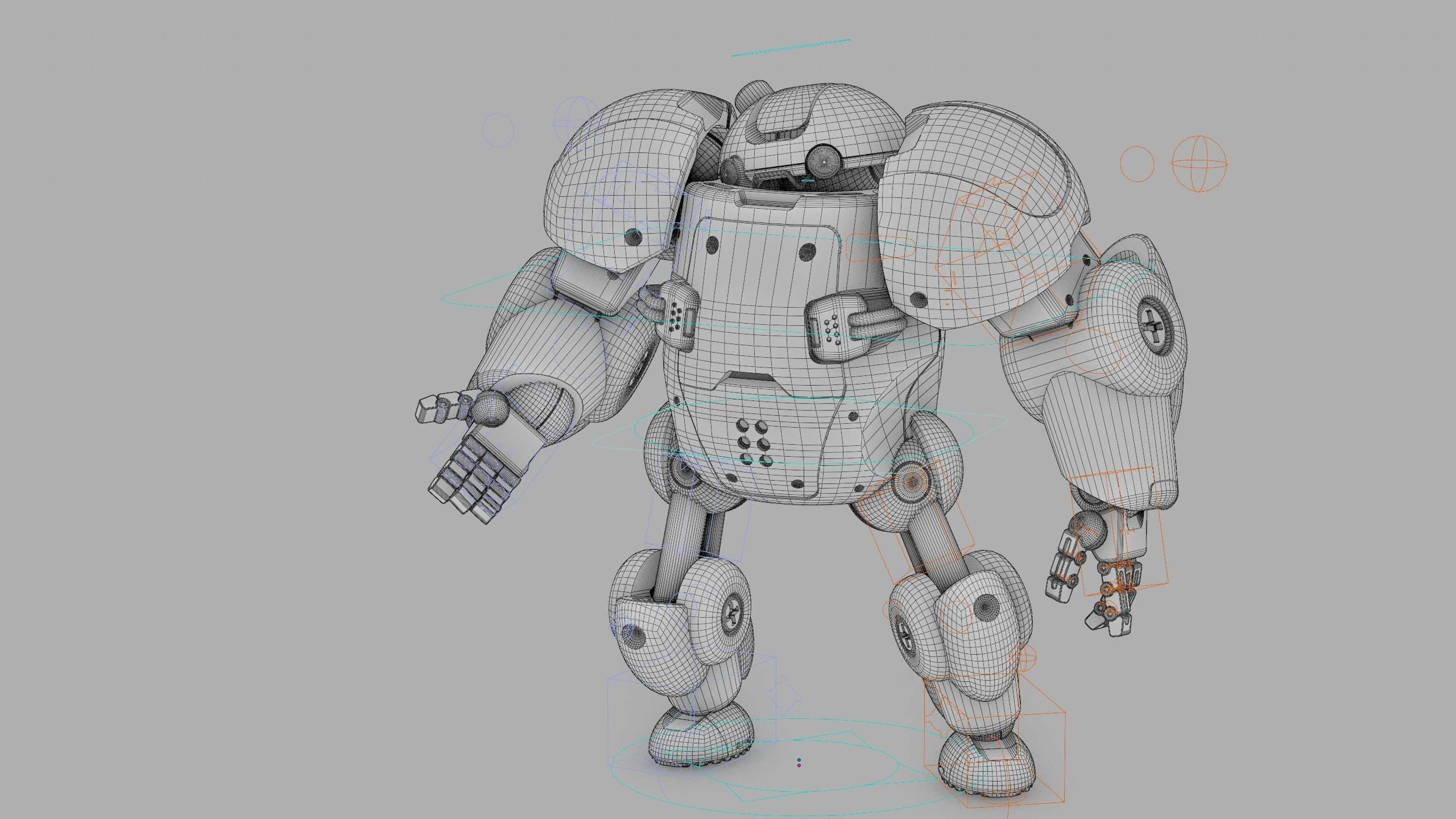 TOY BOT MONG Rigged for Unreal Engine - Unity - MIXAMO 3D model_40