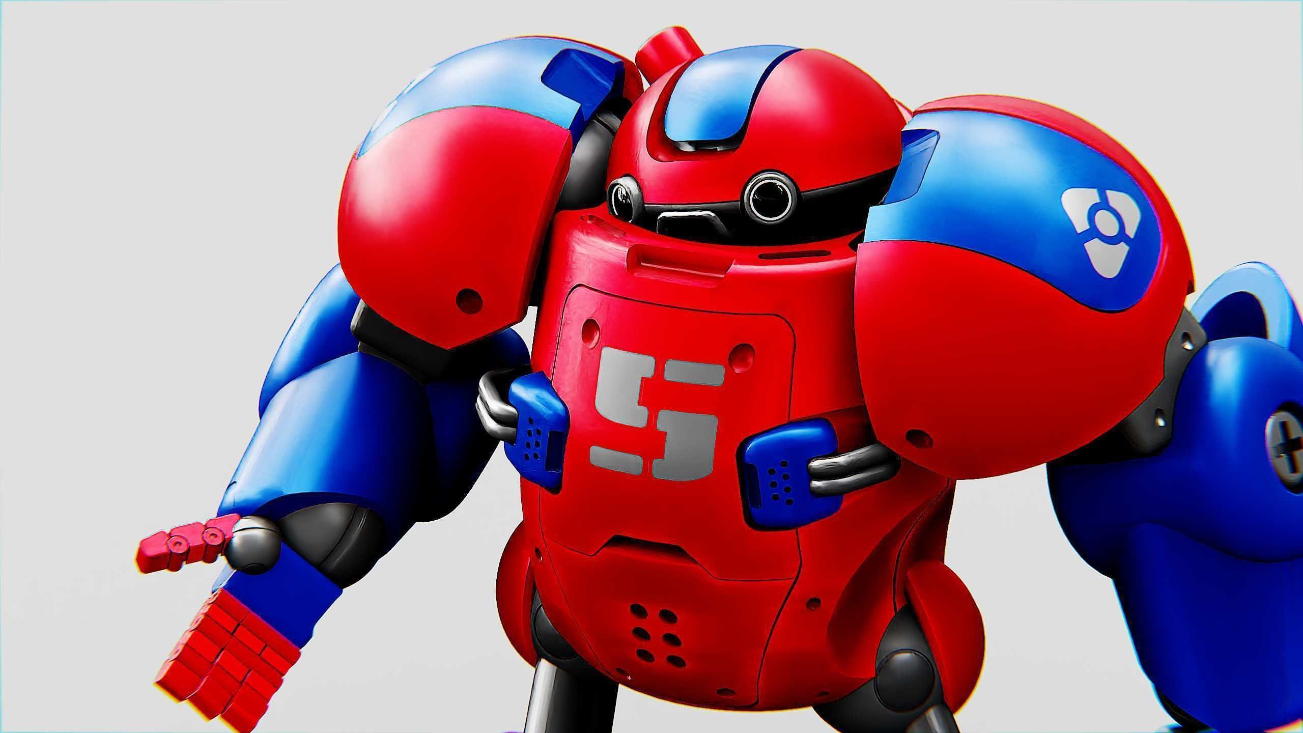 TOY BOT MONG Rigged for Unreal Engine - Unity - MIXAMO 3D model_19