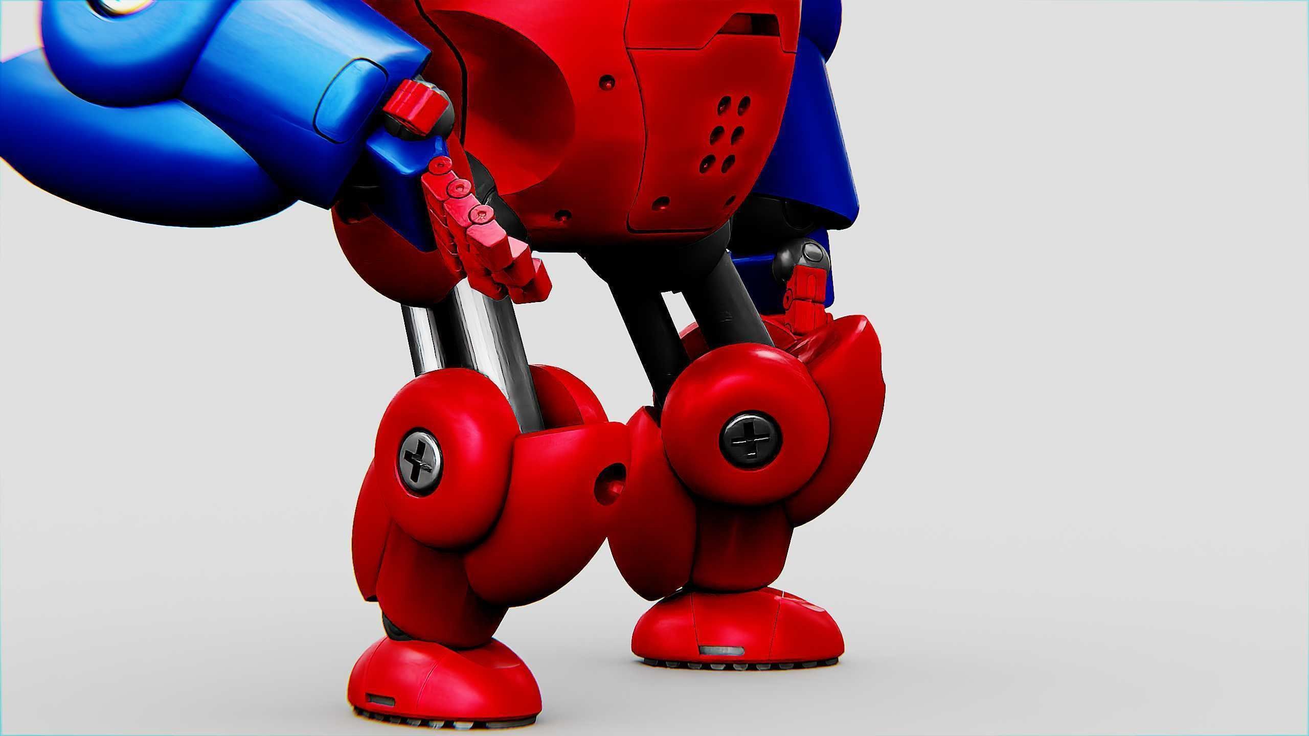 TOY BOT MONG Rigged for Unreal Engine - Unity - MIXAMO 3D model_21