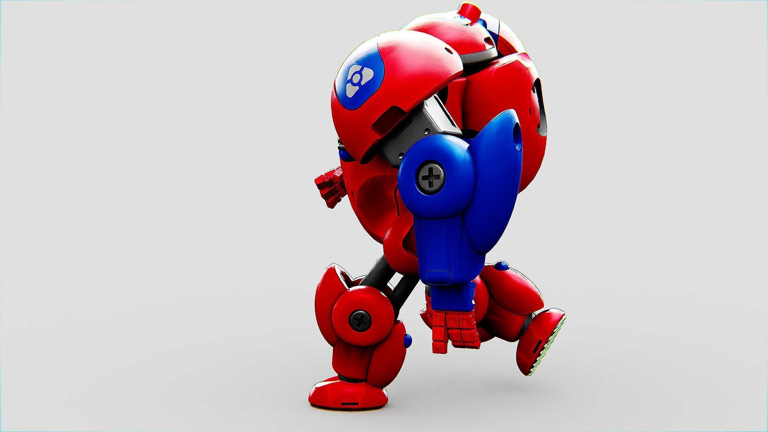 TOY BOT MONG Rigged for Unreal Engine - Unity - MIXAMO 3D model_28