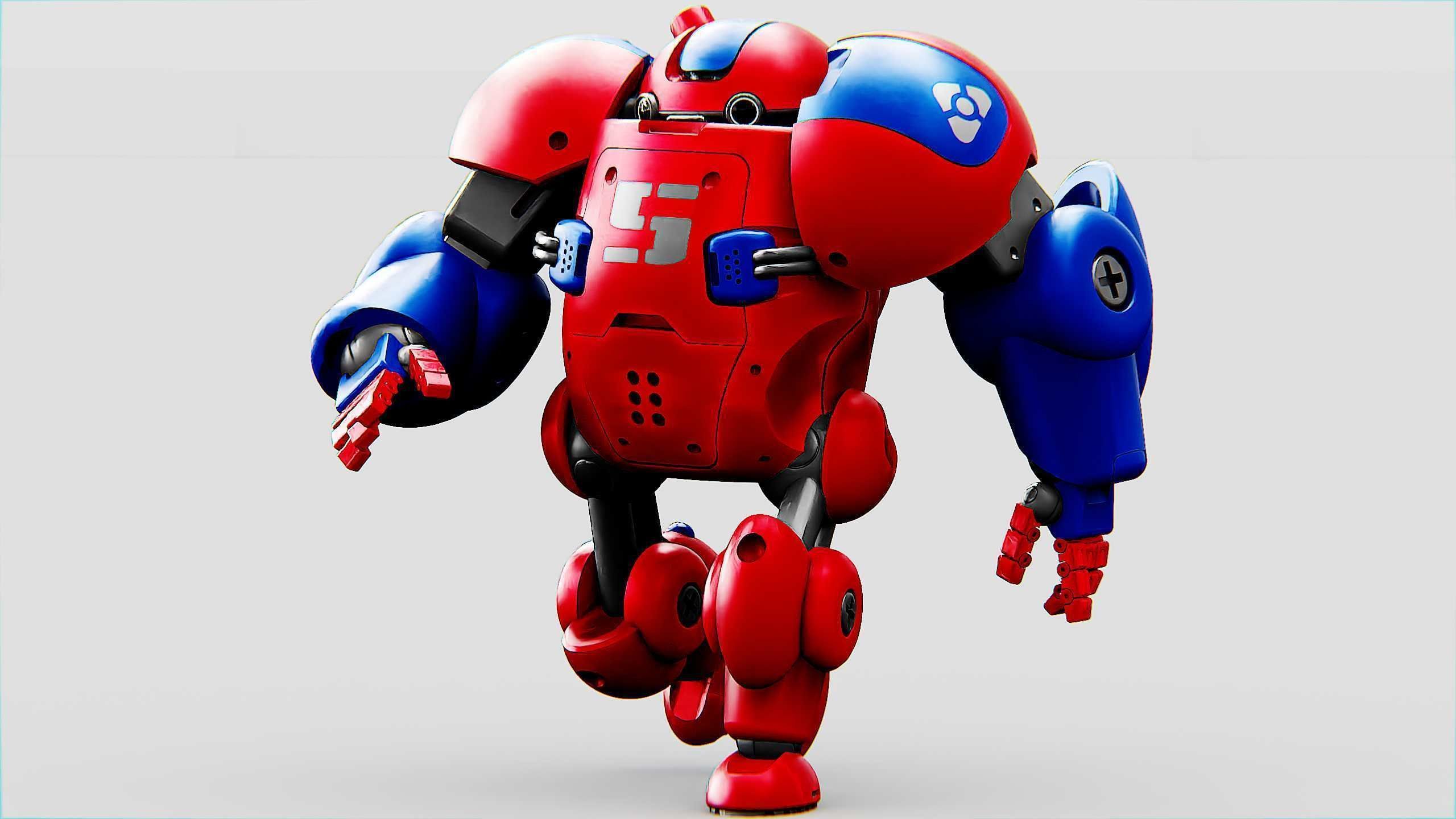 TOY BOT MONG Rigged for Unreal Engine - Unity - MIXAMO 3D model_26