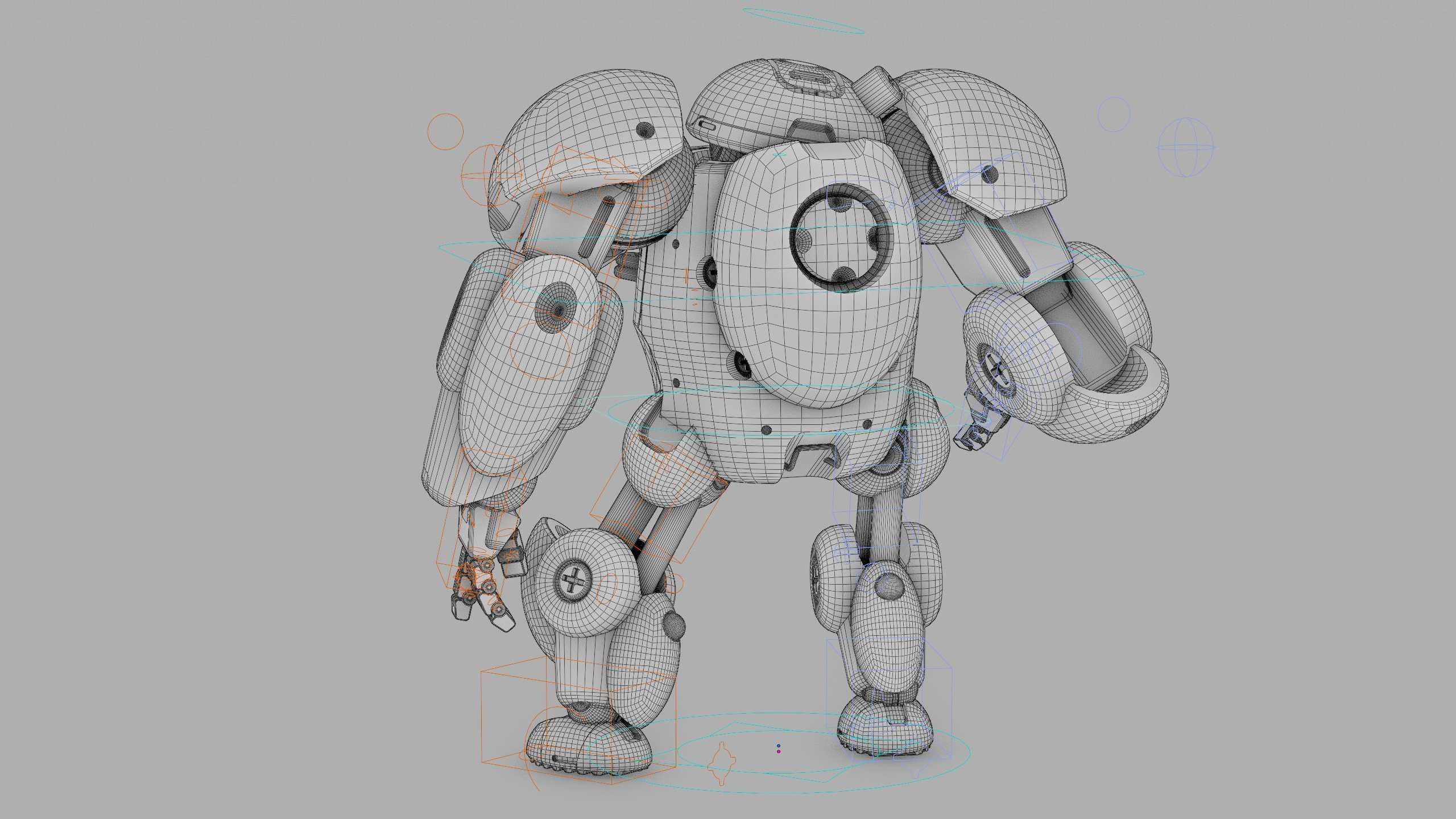 TOY BOT MONG Rigged for Unreal Engine - Unity - MIXAMO 3D model_41