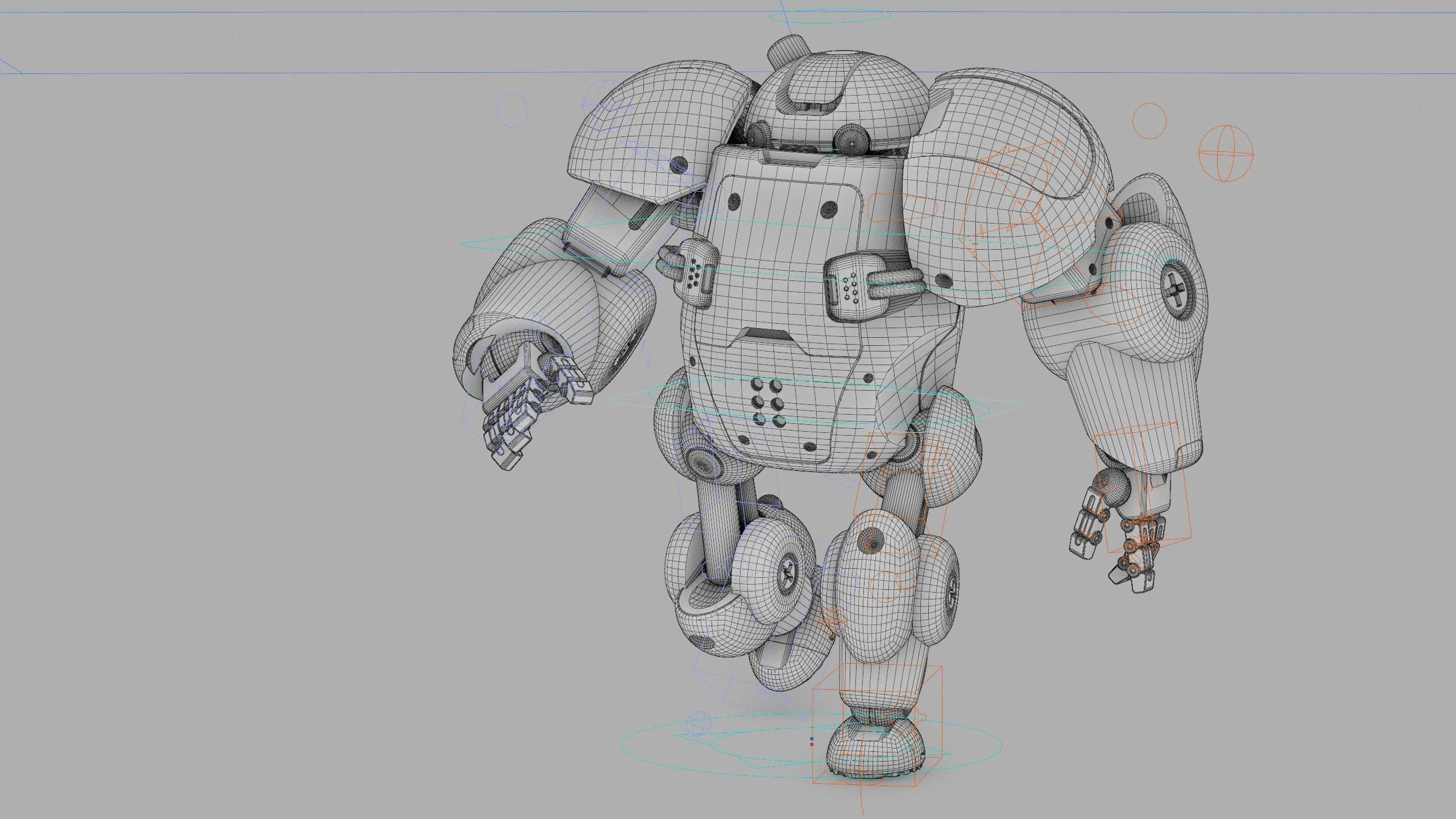 TOY BOT MONG Rigged for Unreal Engine - Unity - MIXAMO 3D model_42