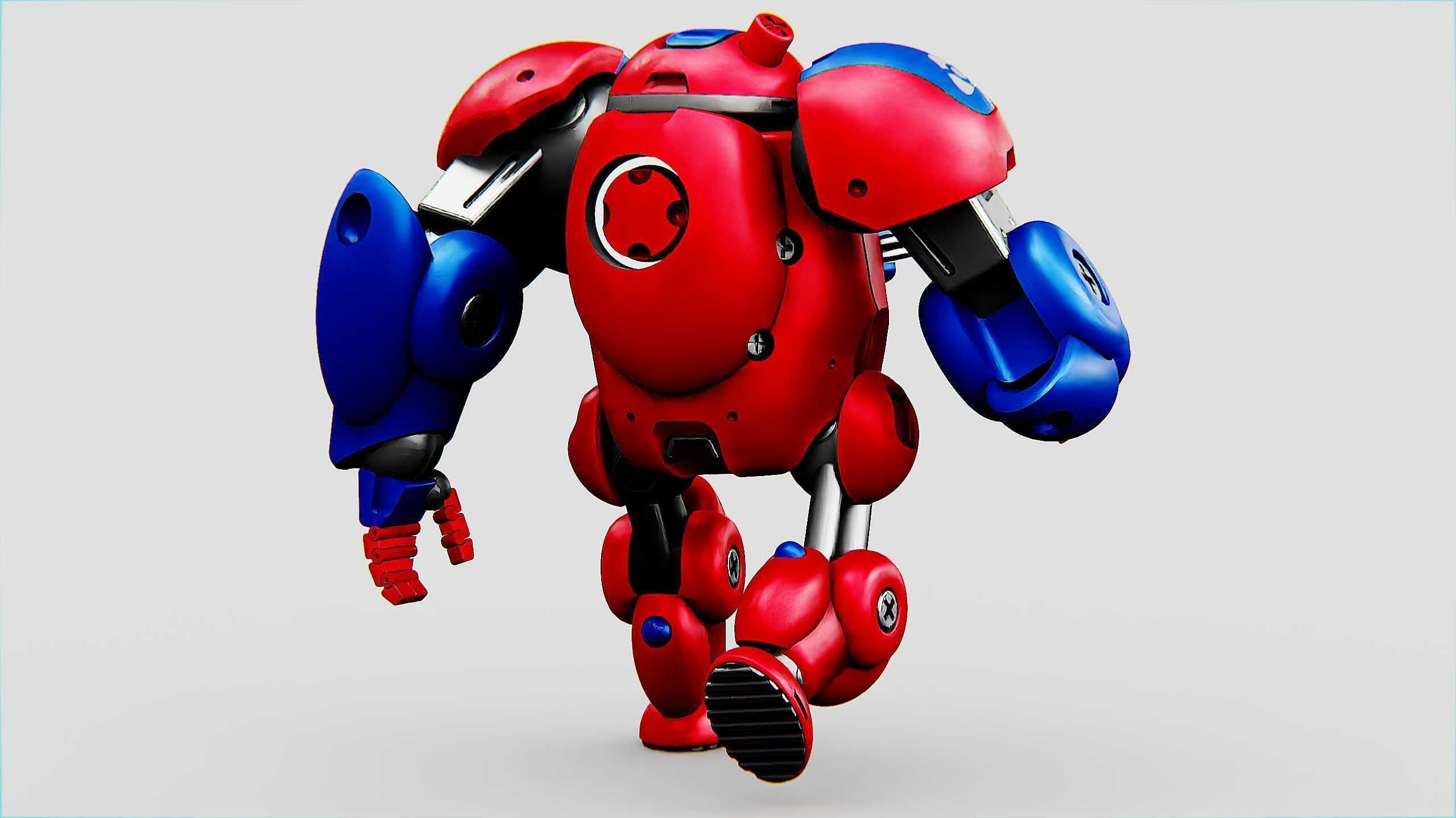 TOY BOT MONG Rigged for Unreal Engine - Unity - MIXAMO 3D model_30