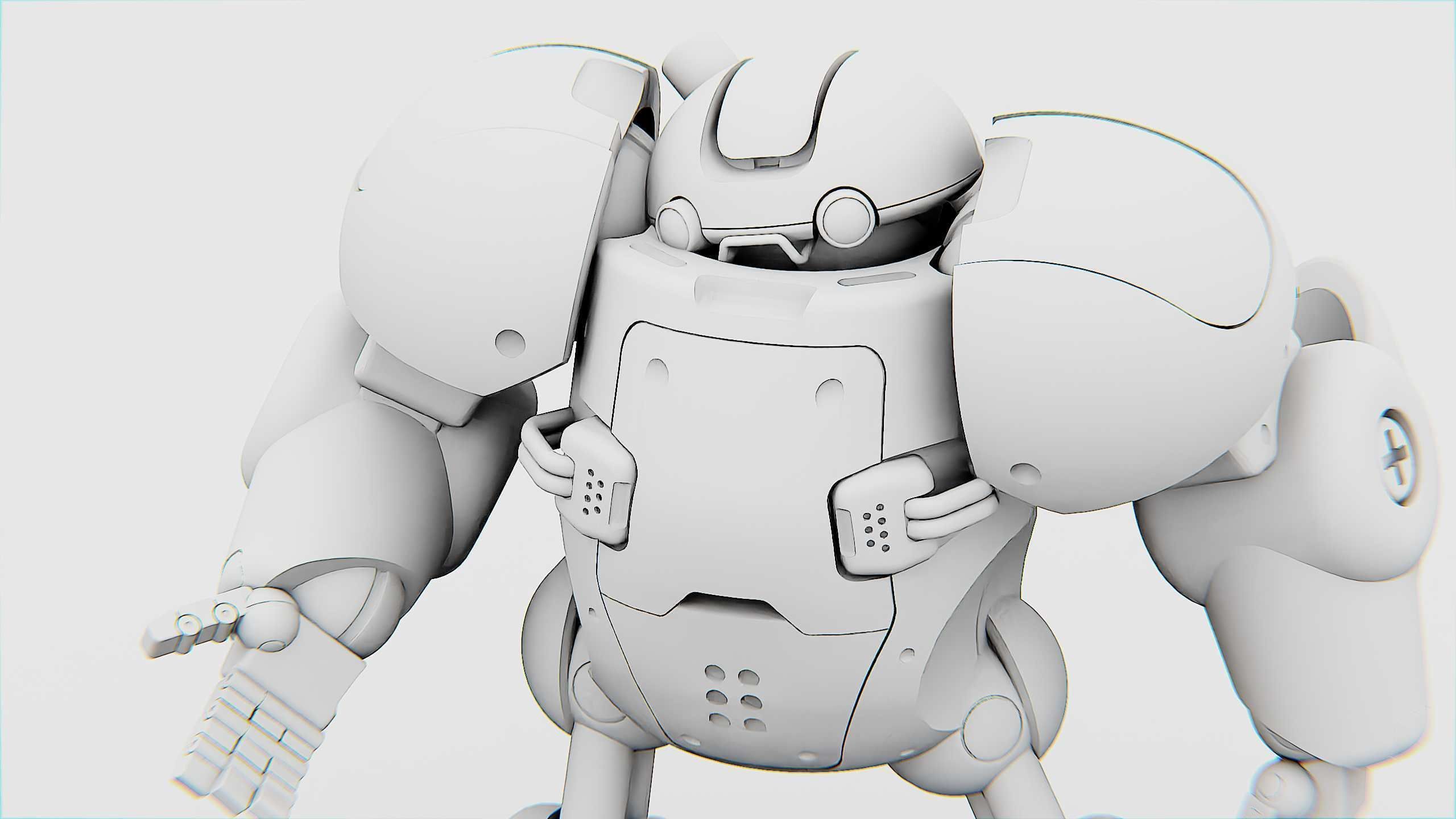 TOY BOT MONG Rigged for Unreal Engine - Unity - MIXAMO 3D model_34