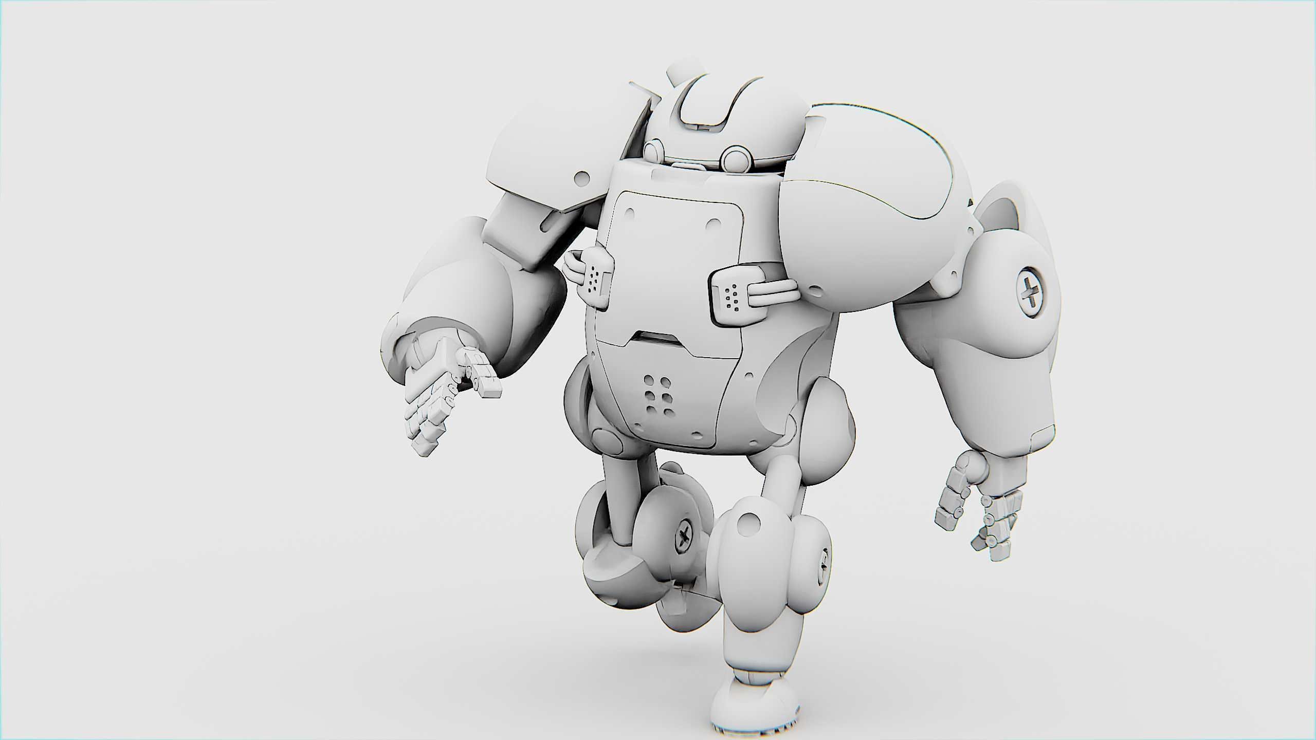 TOY BOT MONG Rigged for Unreal Engine - Unity - MIXAMO 3D model_35