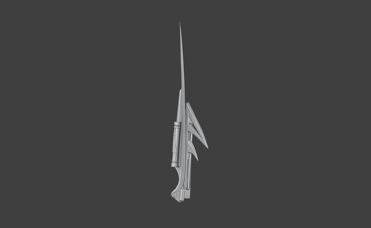 Shang Tsung Tekko-Kagi weapon - Sorcerers Lacerators 3D print model_4