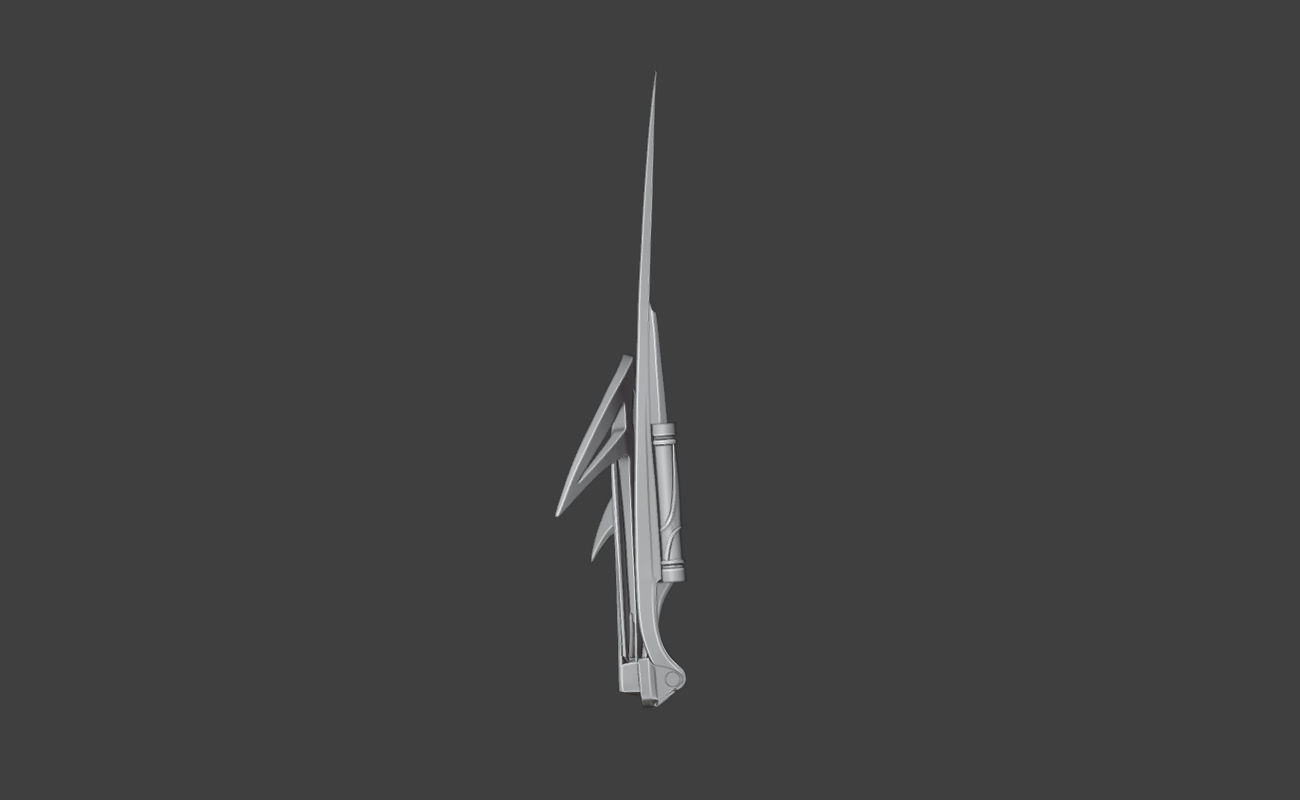 Shang Tsung Tekko-Kagi weapon - Sorcerers Lacerators 3D print model_5