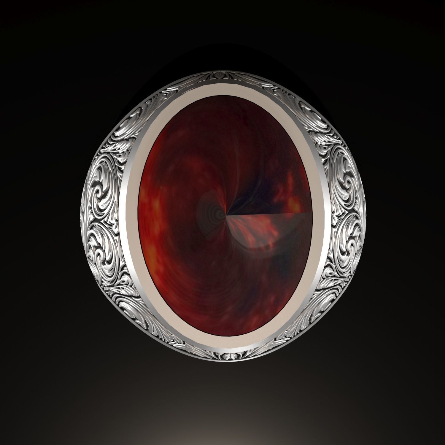 Mens Ring 3D print model_4