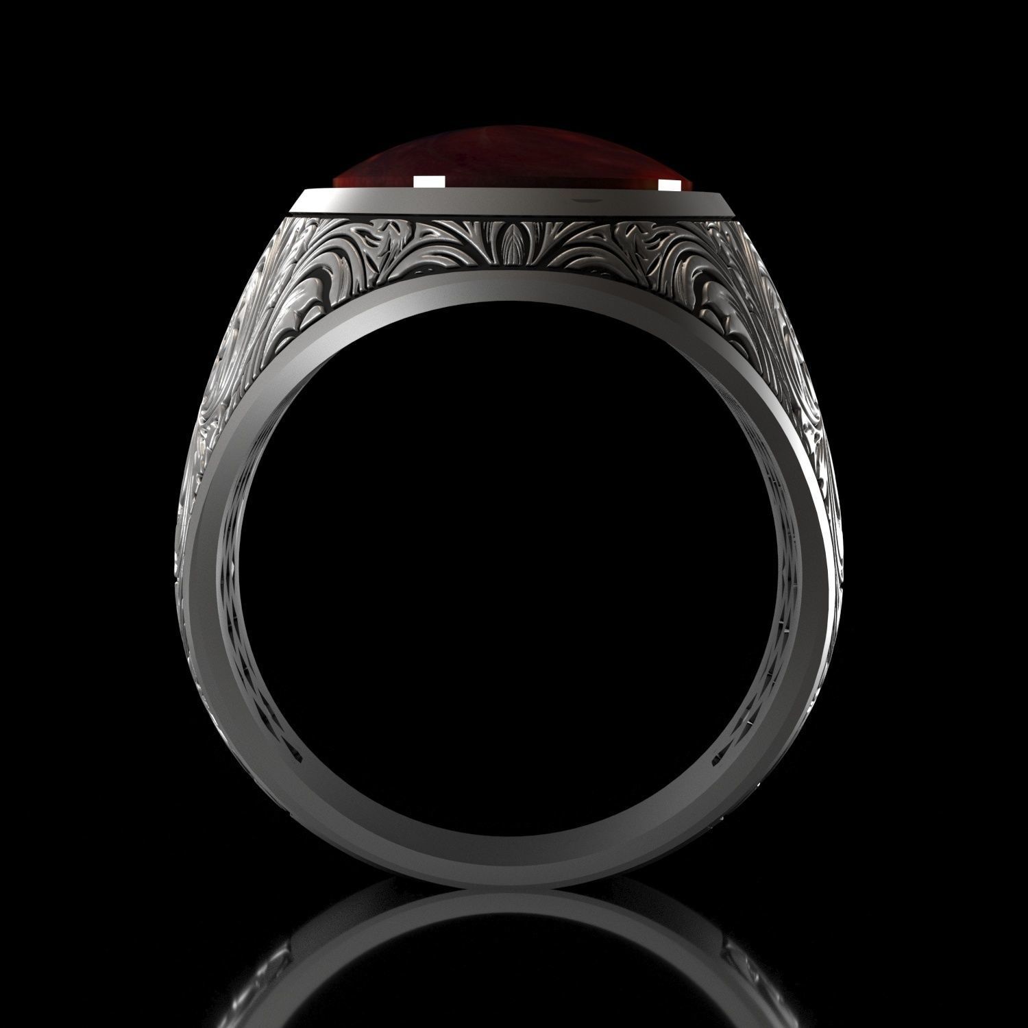 Mens Ring 3D print model_3