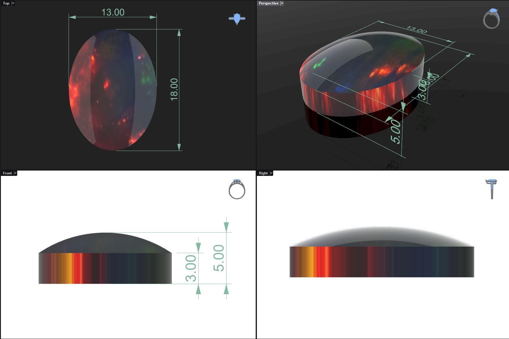 Mens Ring 3D print model_6