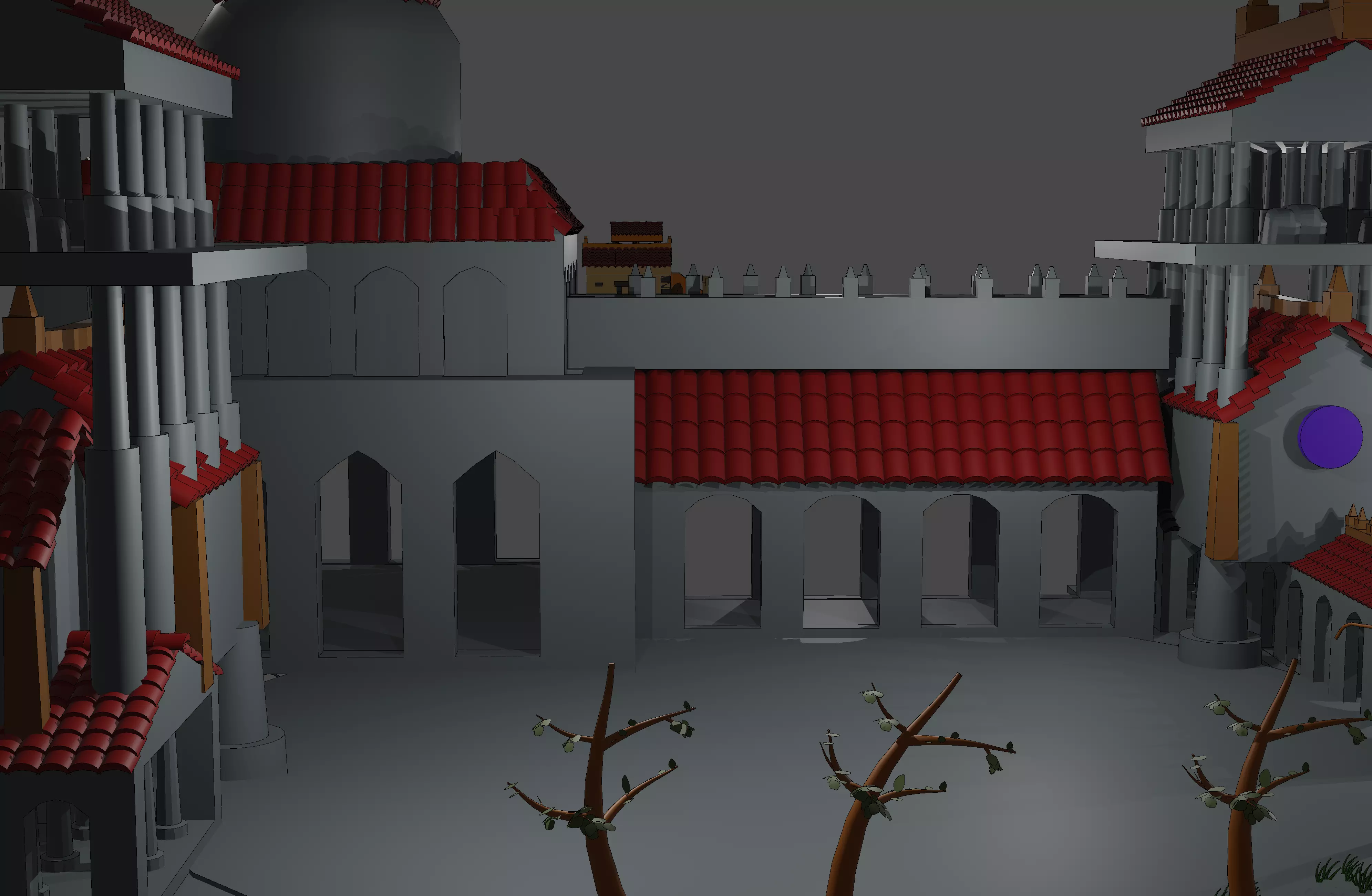 CASTILLO ROMANO 3D model