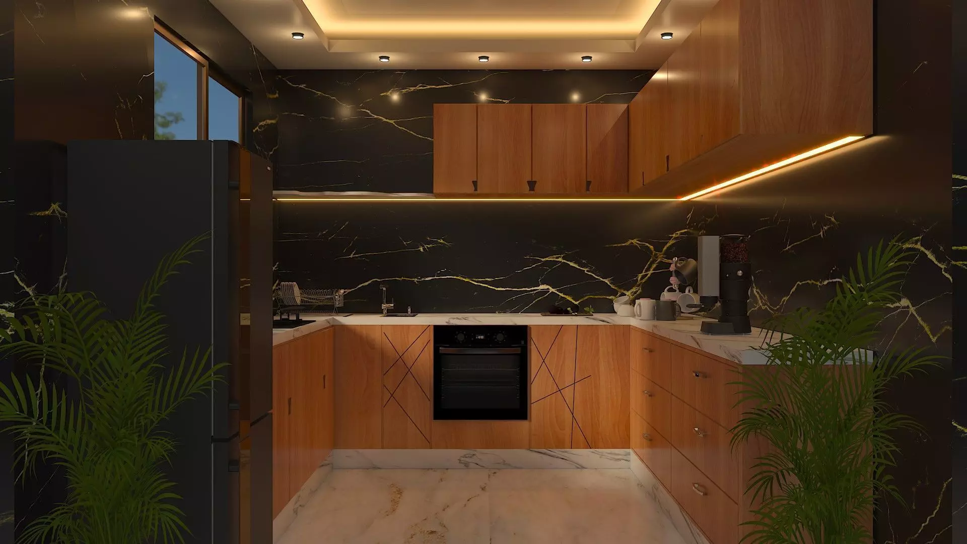 KITCHEN Low-poly 3D model_0