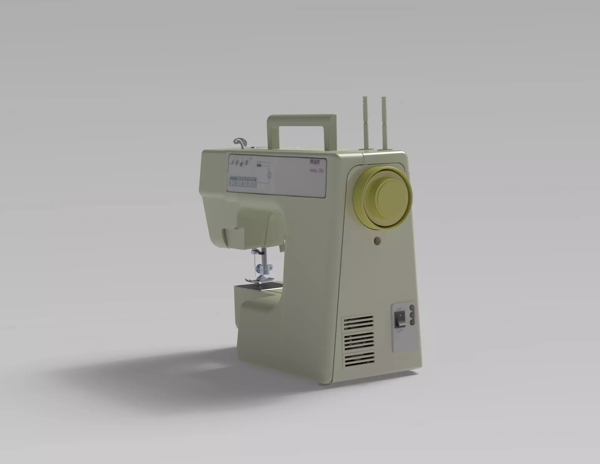 Portable Sewing Machine - Pfaff Hobby 350 3D model