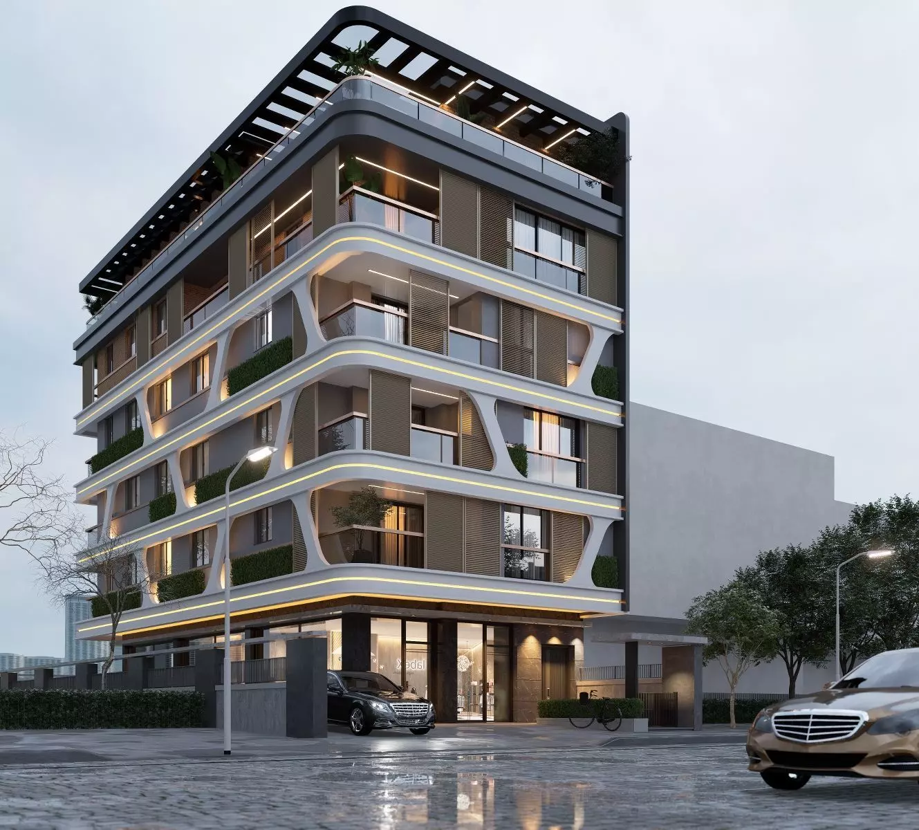 Modern Apartment 3D model_0